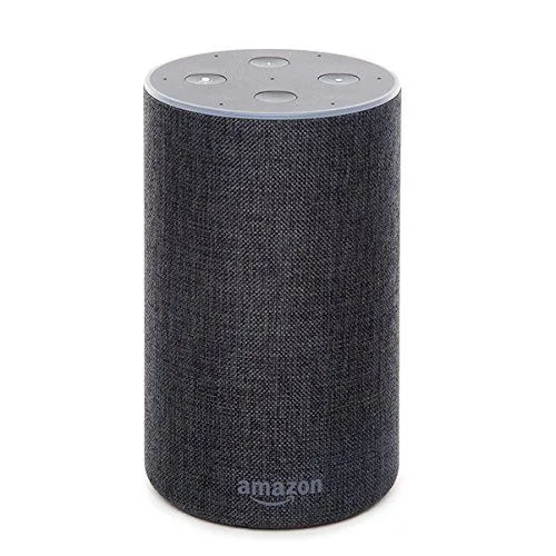 asistente digital para hogar inteligente amazon echo con alexa negro