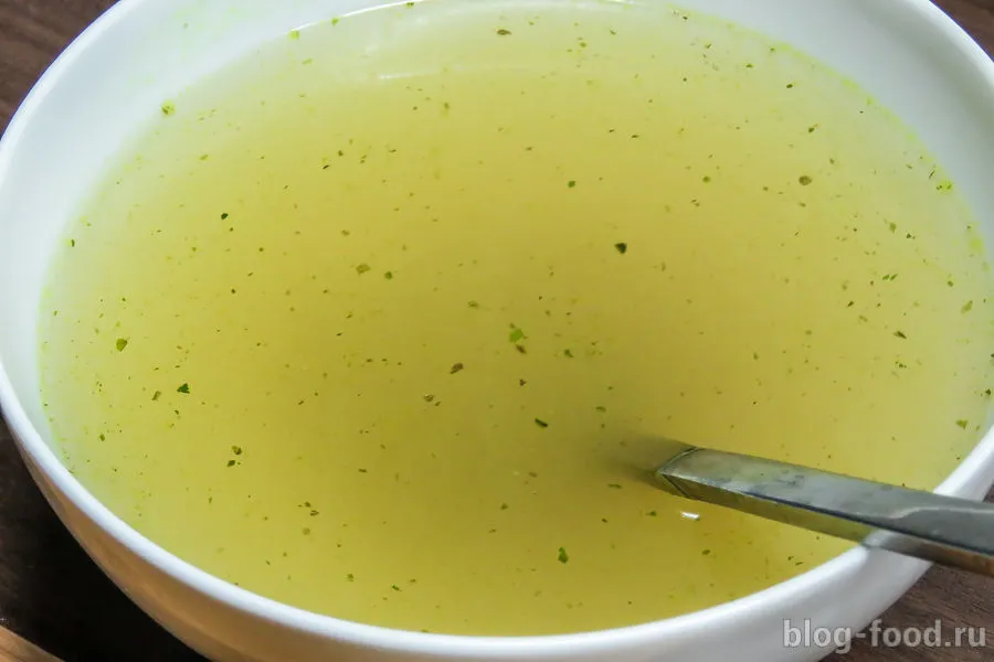 Паста с креветками и овощами