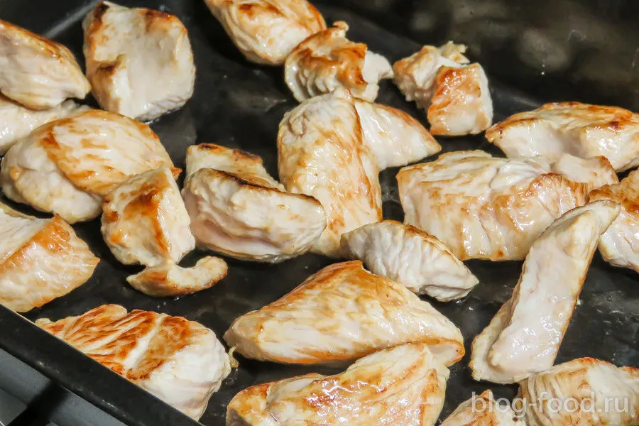 Turkey with apples