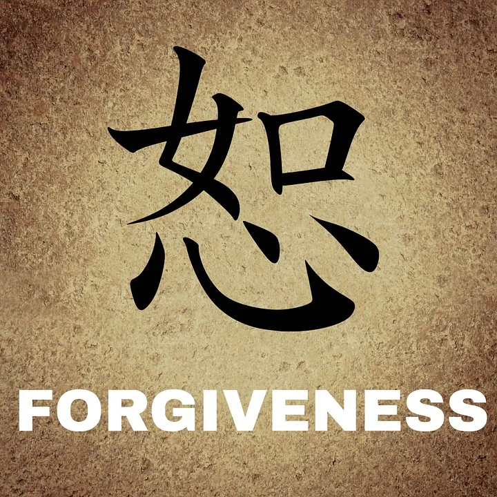 Chinese, Characters, Background, Forgiveness