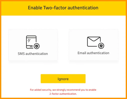 ABCC two-factor authentication