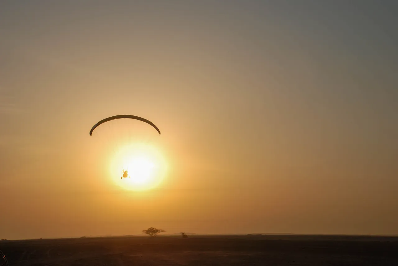 Take Off During Sunrise