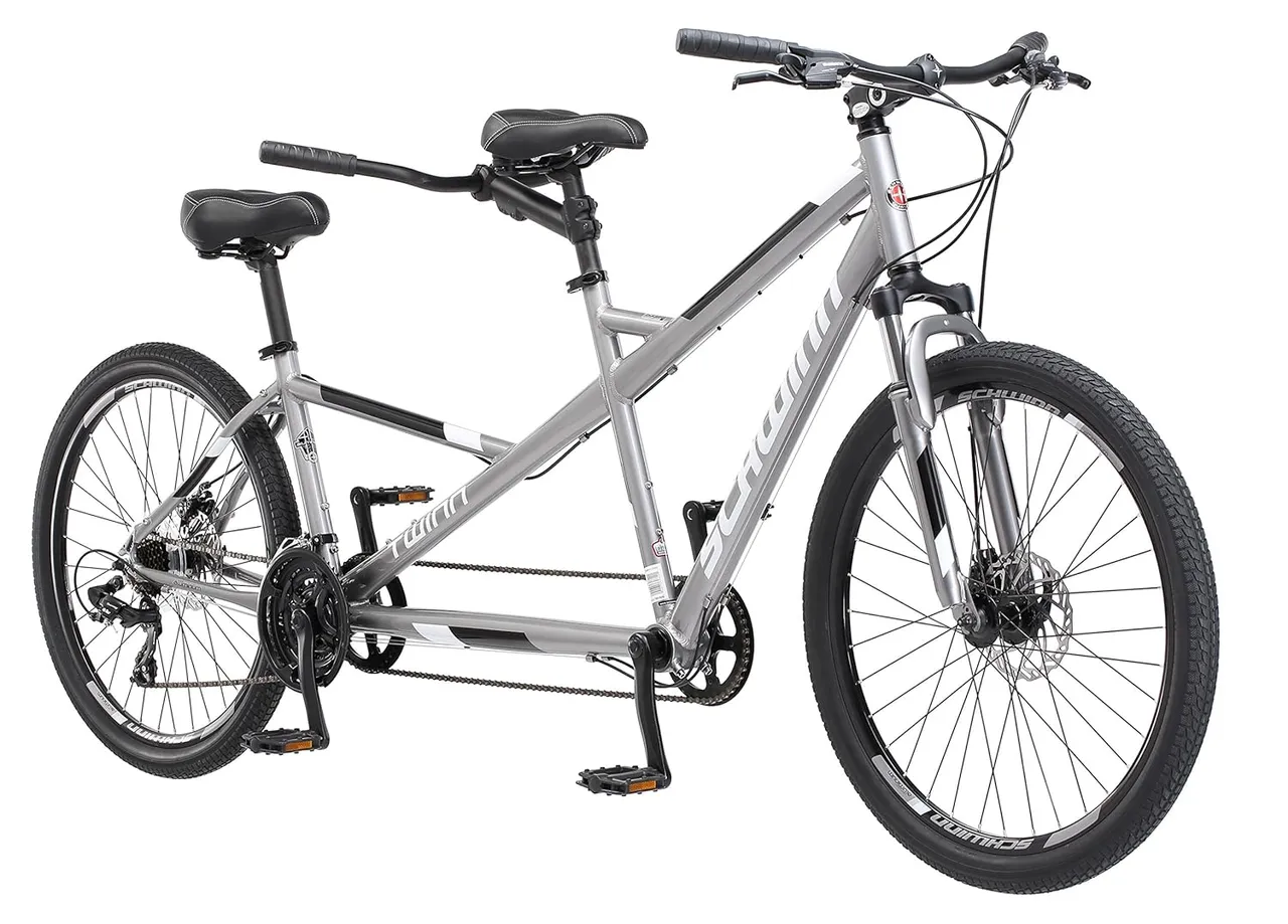 Schwinn Twinn Tandem 26” Wheel Bicycle (Grey) $359.60 @ Amazon (was $440.20)