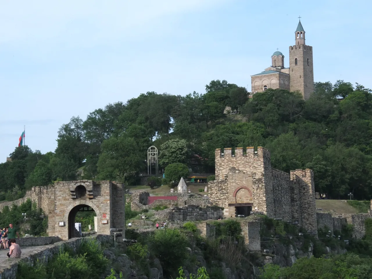 Tsarevets Fortress in Veliko Tarnovo the old Bulgarian capital.