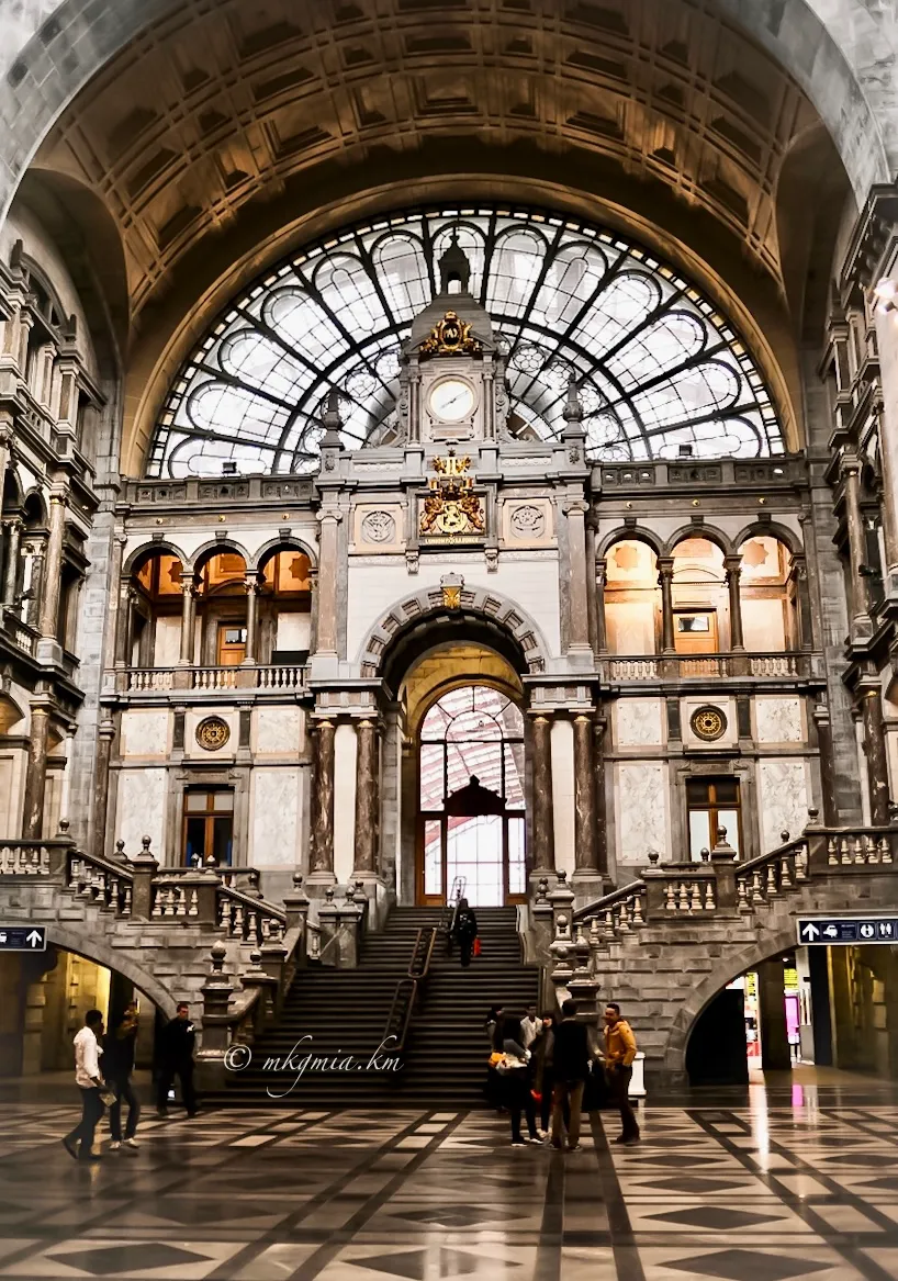 Antwerp Central Station.