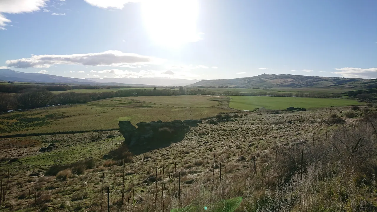 Take the opportunity to enjoy the countryside views on the trail...