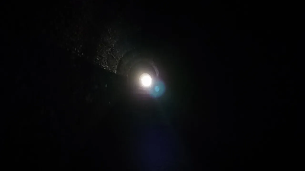 It sure is dark in here... day light looks a long way away...