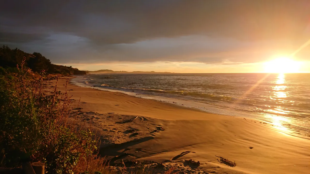 Shag Point beach view...