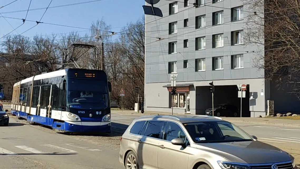 Trams in Riga