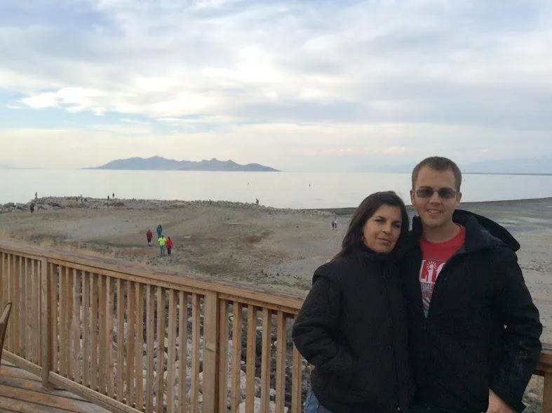 En el lago Salado.JPG