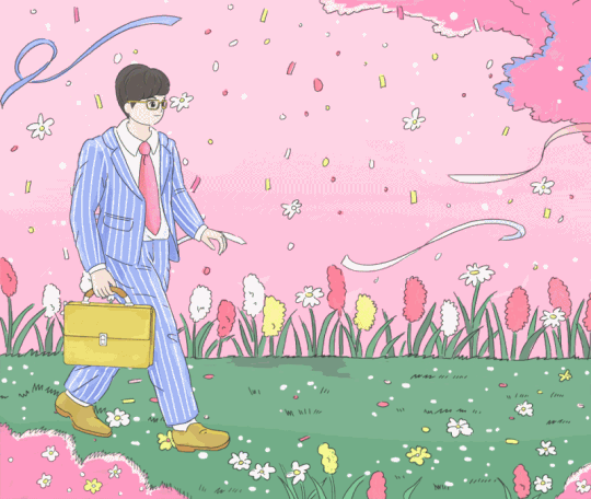 꽃길만 걷즈아.gif.gif