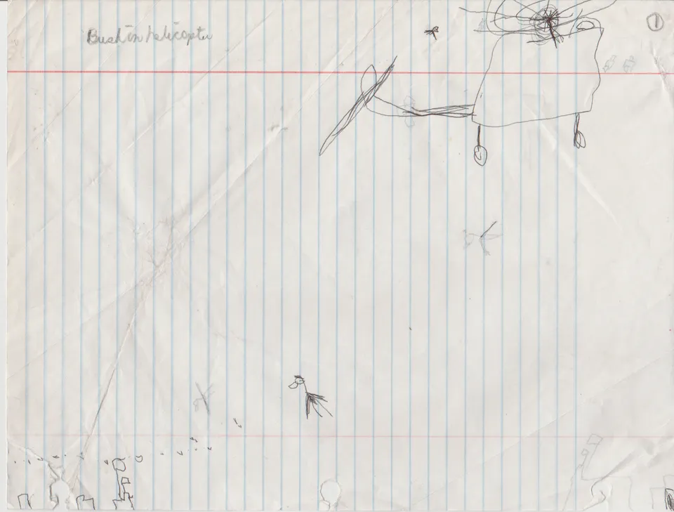 1993-01-20 Wednesday USA Bill Clinton Inaguaration Bush Helicopter DC to Texas Airplanes Buses Cars People Drawings Stories-13.png