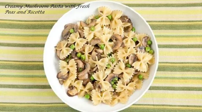 Creamy Mushroom Pasta with Fresh Peas and Ricotta.jpg