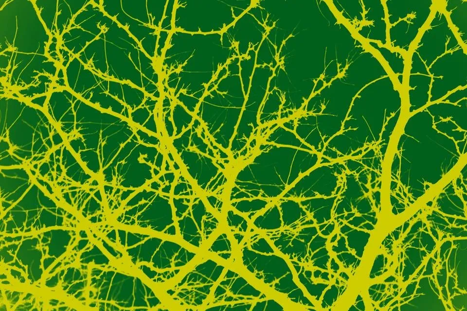 bare tree branches yellow.jpg