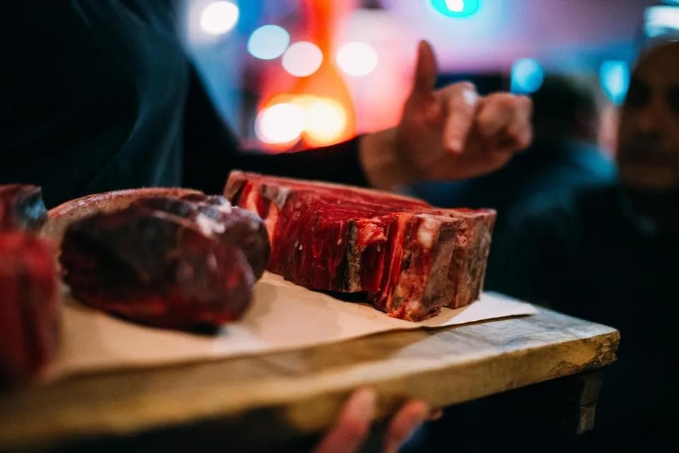 The Pasture meat presentation