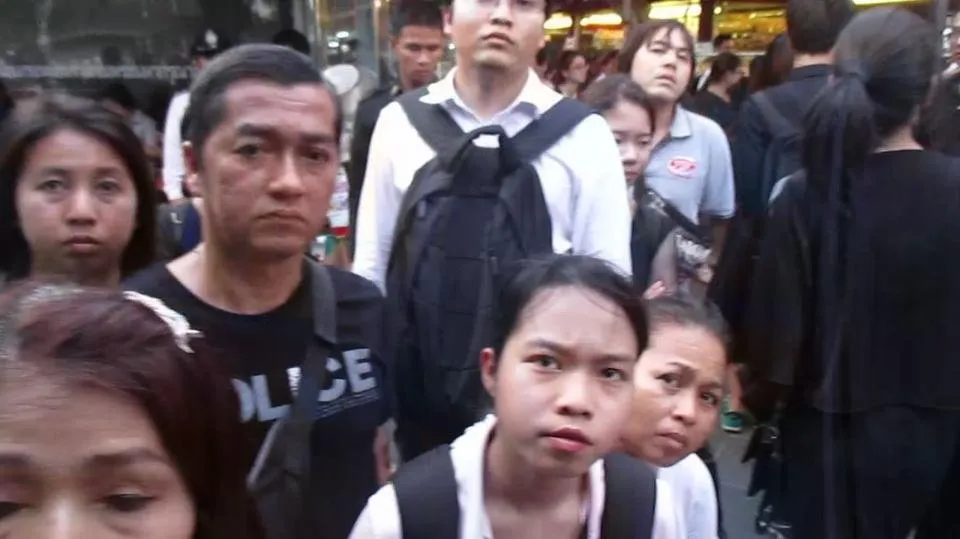 Bangkok Thailand 166 Bus Chaeng Wattana Immigration to Victory Monument snap.jpg