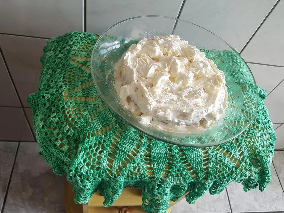 Foto do bolo pão de ló