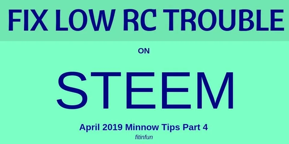 FIX LOW RC TROUBLE 5minnow tips 4 April 2019 fitinfun.jpg