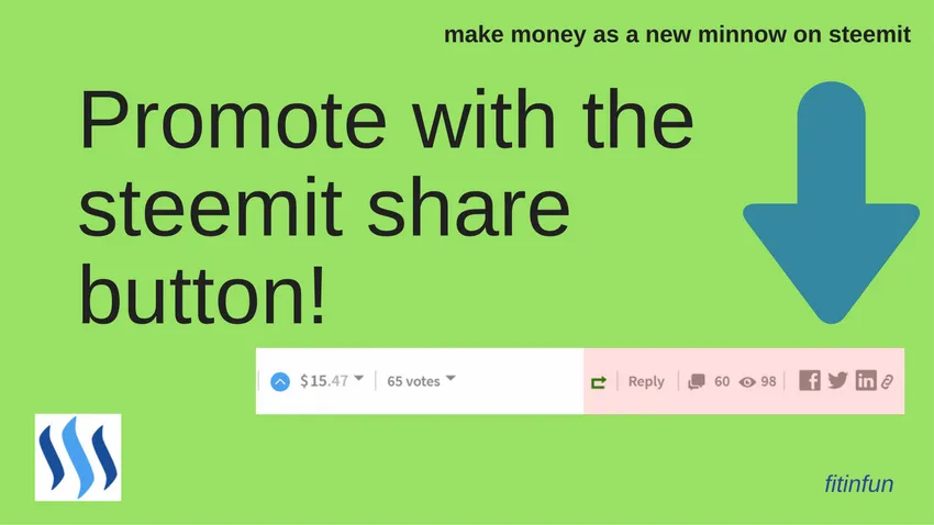 fitinfun How to make money as a new minnow on steemit Share.png