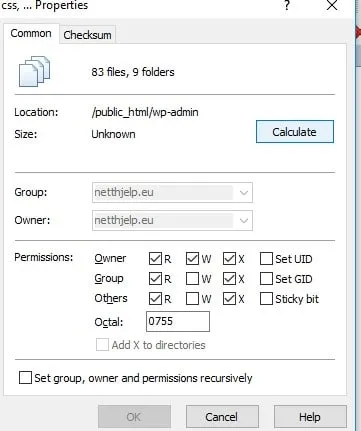 Thomas clicks calculate, and soon he gets to see the size of the selected directions and files.