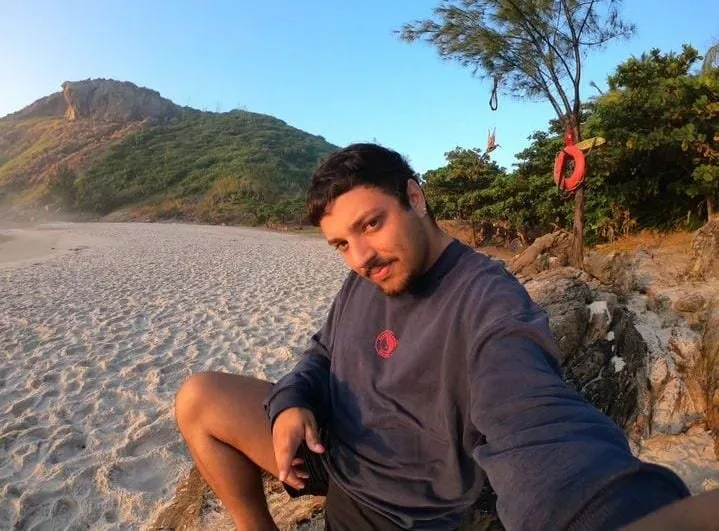 I was at Perigoso beach in Rio de Janeiro.