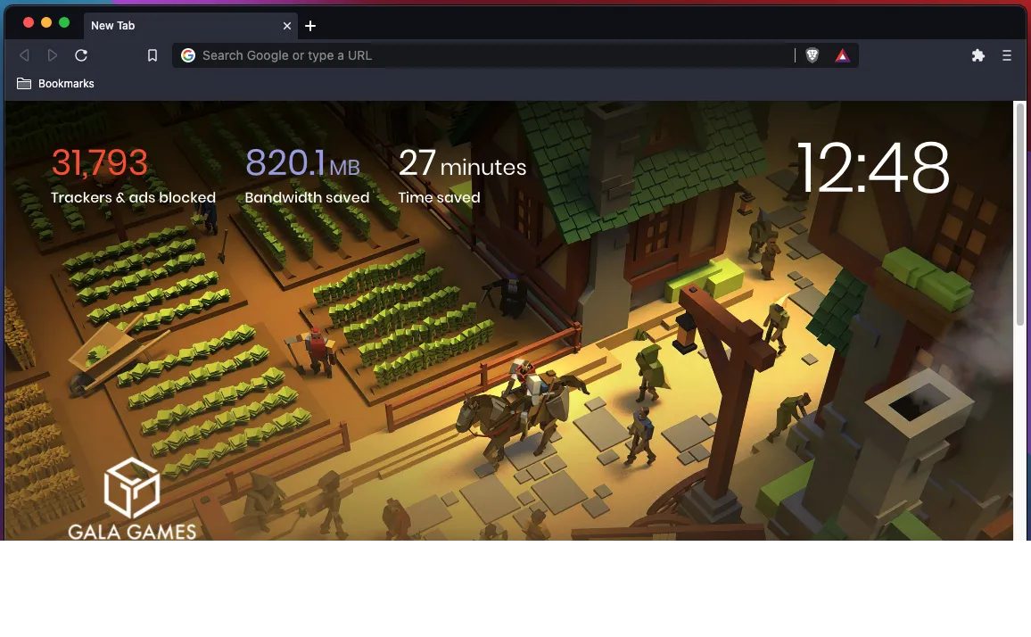 Brave Browser Advertisement Screenshot