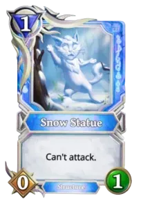 Snow Staue