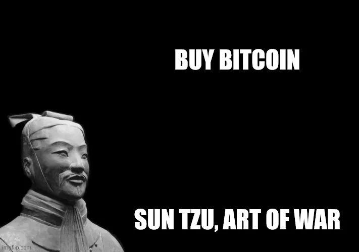 Sun tzu was a early bitcoin adopter ?