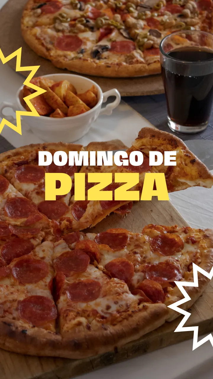 Pizza familiar de domingo