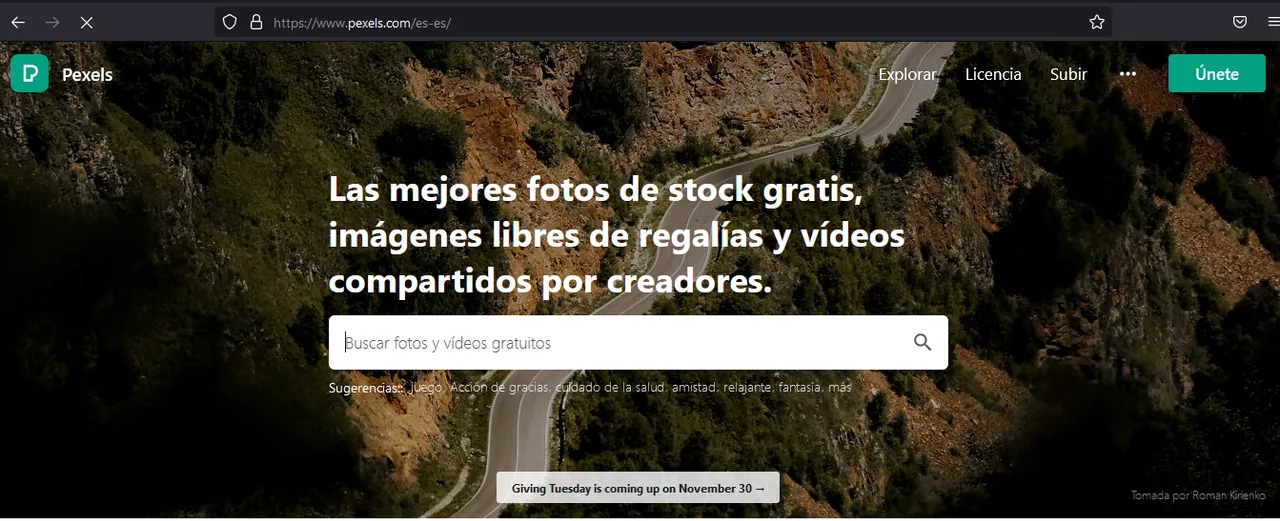 Imagen de la web Pexels
