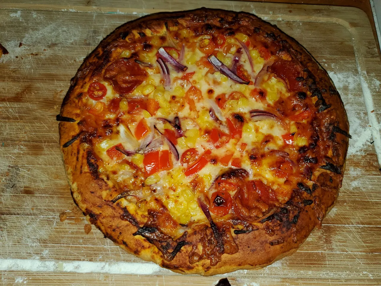 Homemade veggie deepdish pizza.jpg