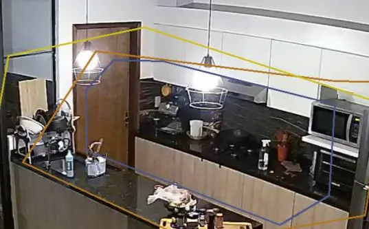 Frigates view of my kitchen