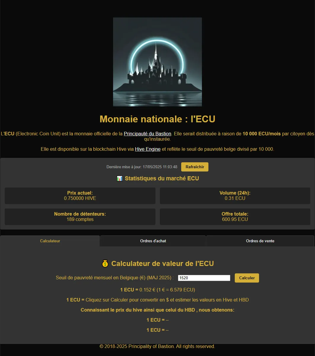 Mise à jour Page ECU