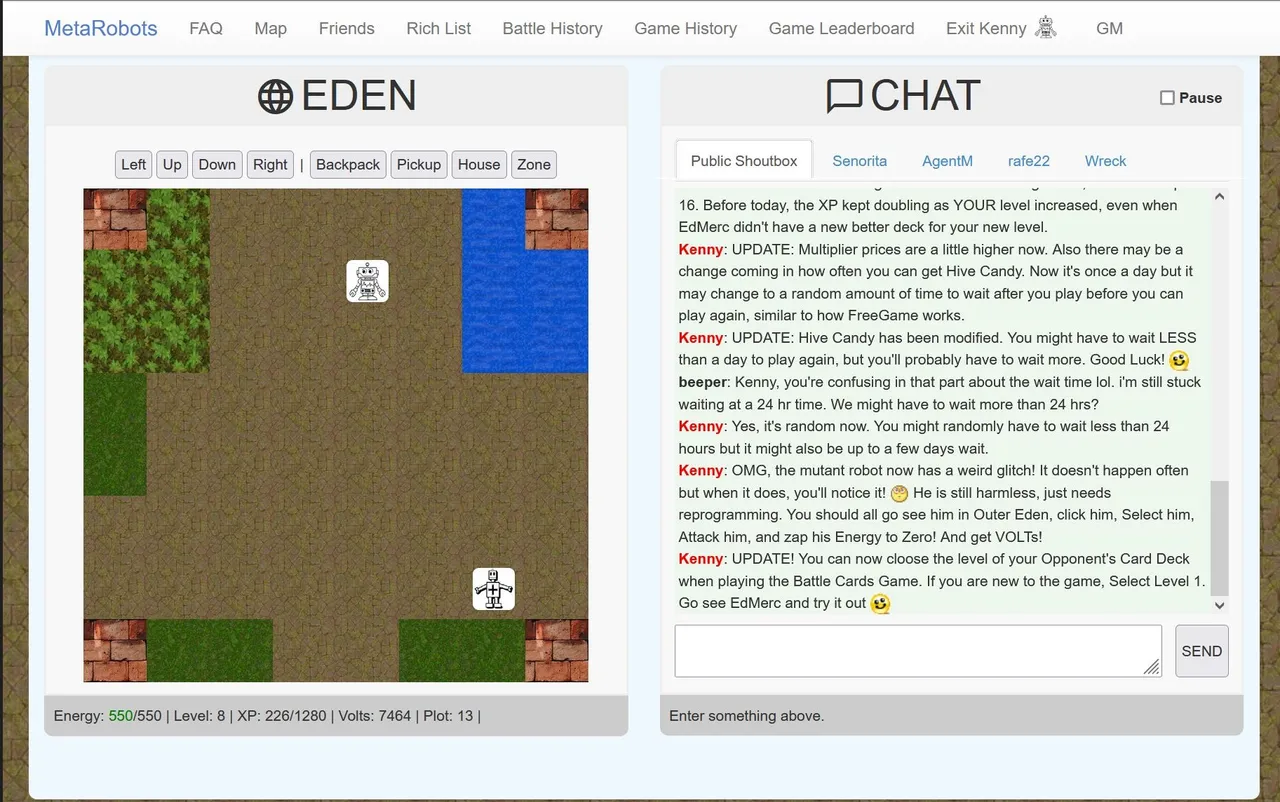 MetaRobots Eden World