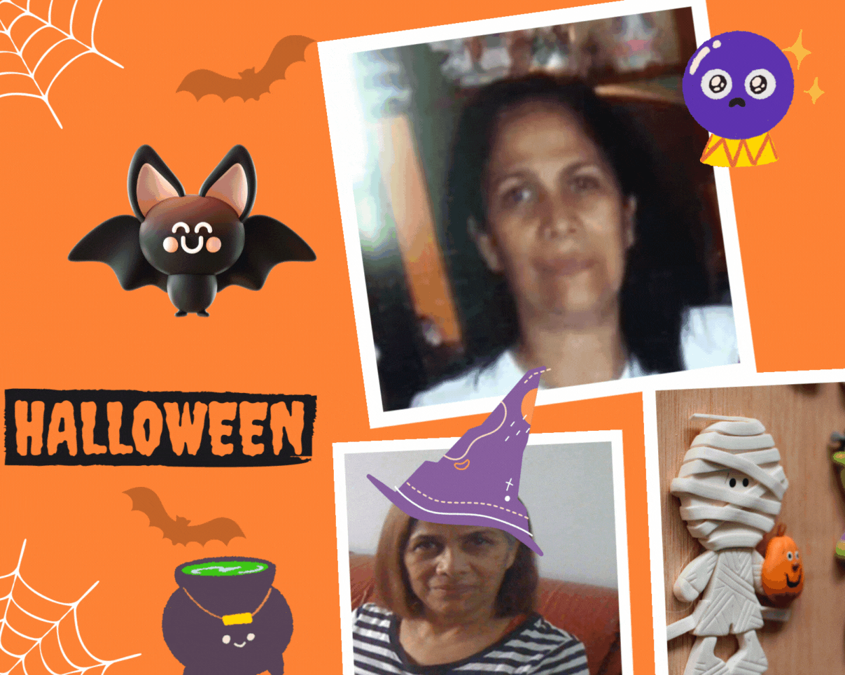 Collage de fotos de naturaleza de doodling creativo colores pastel (2).gif