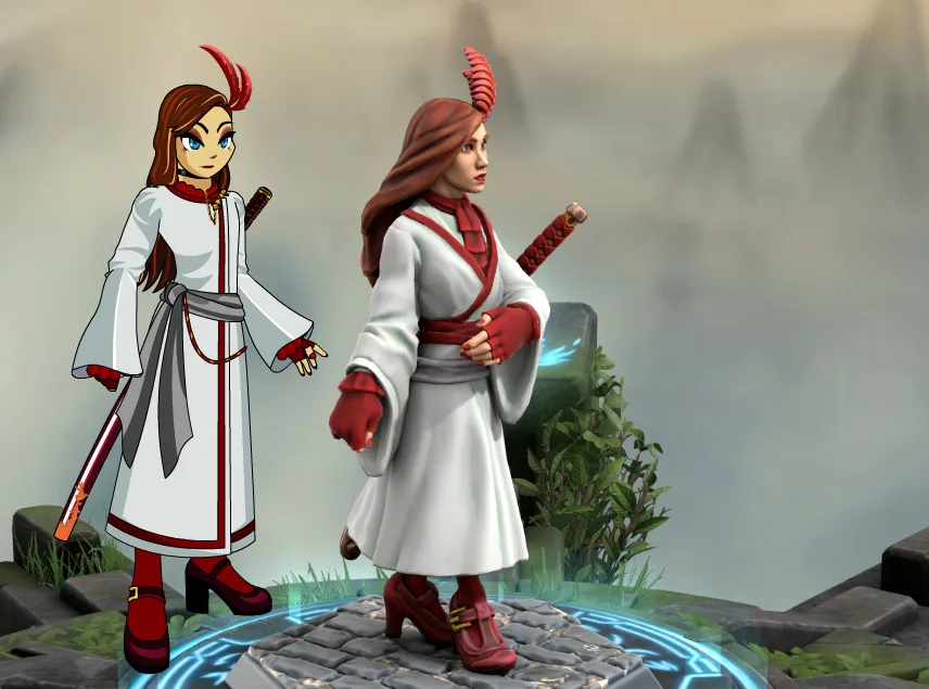 Adya Redmane 2D comparison.png