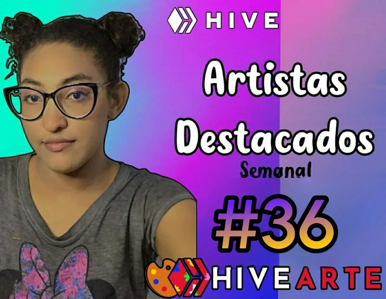 Hiveartist destacados de la semana #36🎨🖌️👩🏽‍🎨✨by @Stefy.music💜