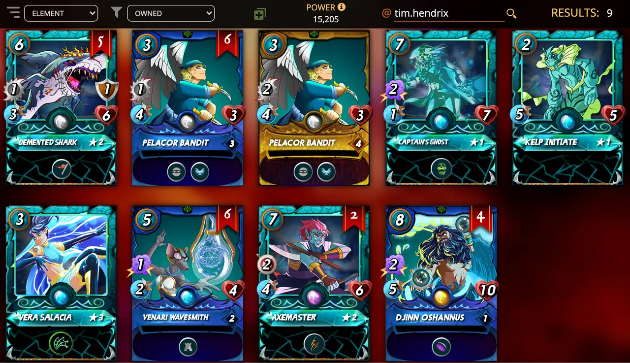 Water Splinter Collection