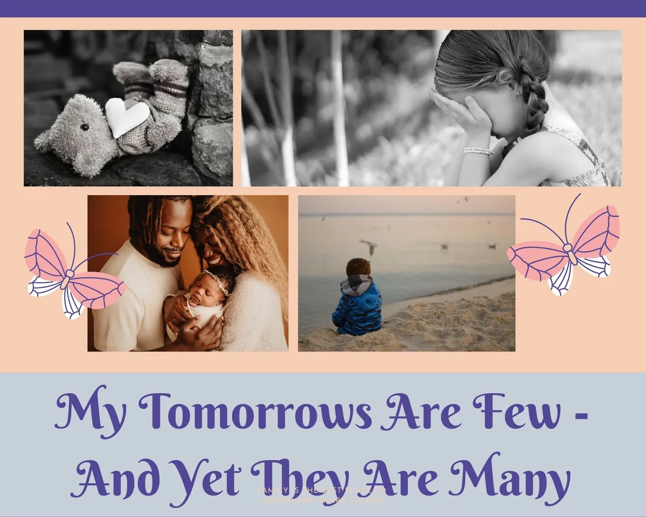 Pink and Purple Family Photo Collage with Butterflies and Flowers.jpg