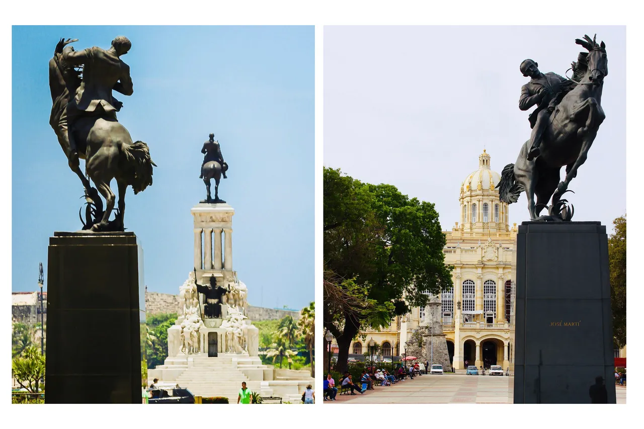 Réplica del Monumento dedicado a José Martí en la Habana (Original en New York).