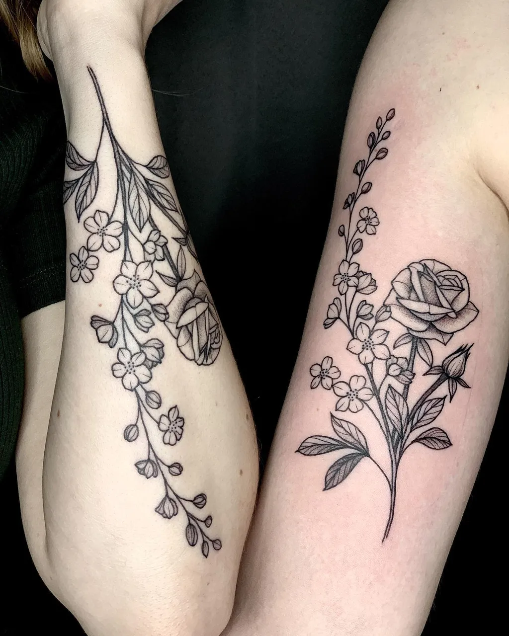 Black Larkspur Tattoo -laurenlilliantattoo.jpg