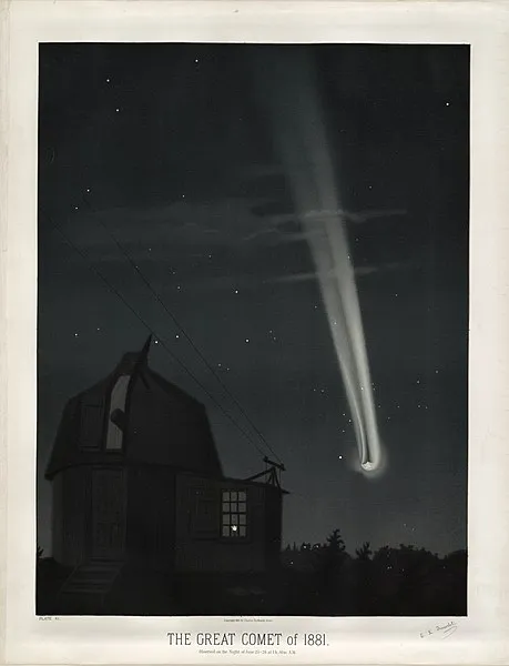 459px-Trouvelot_-_The_great_comet_of_1881_-_1881.jpg