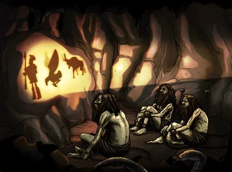 Plato Cave Allegory Prisoners by Fire.jpeg