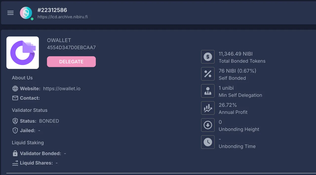NIBI Screenshot