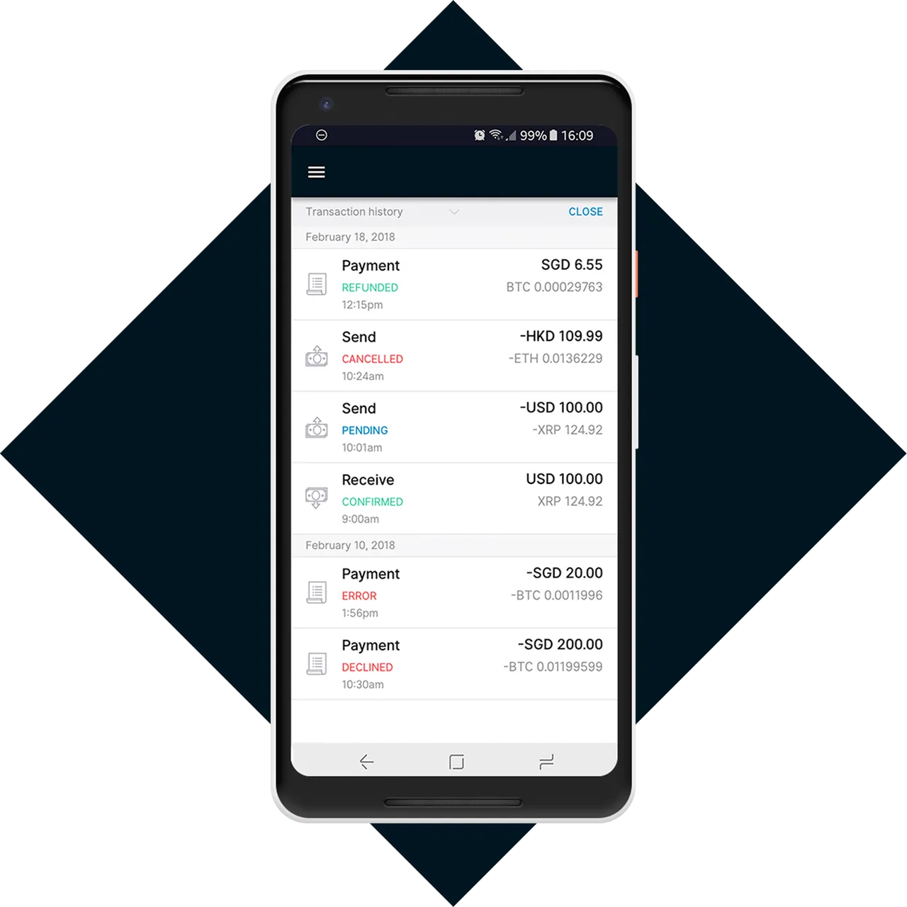 TenX Mobile Wallet