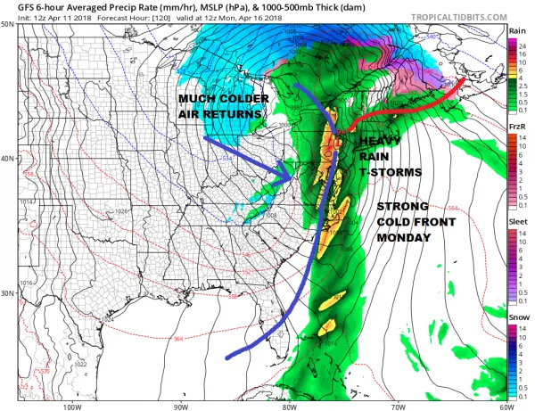 Spring Weather Volatility Continues Next Week Cool Pattern Ahead