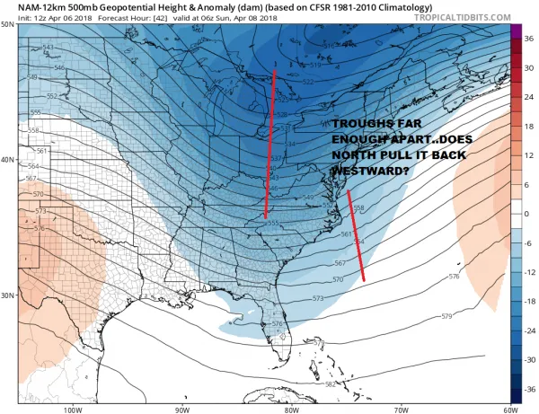 Watching Coastal Low Should Stay Offshore