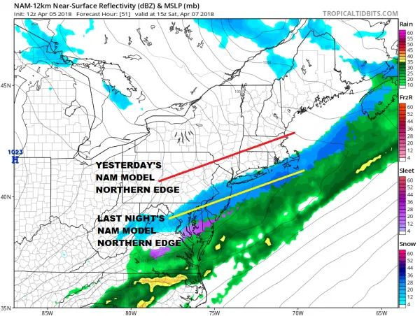 Odds Growing For No Snow Saturday