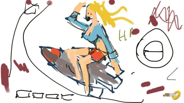 Sketching on my phone while meeting with the client.
