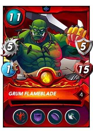 Grum Flameblade Lvl 4